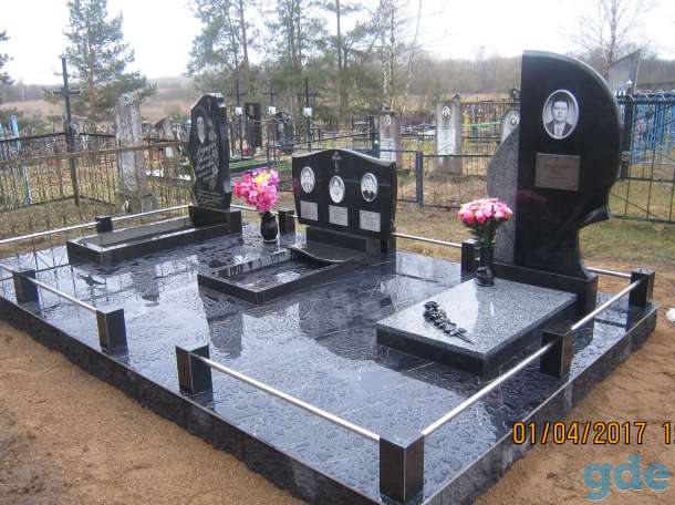 установка памятников и благоустройство могил, фотография 3