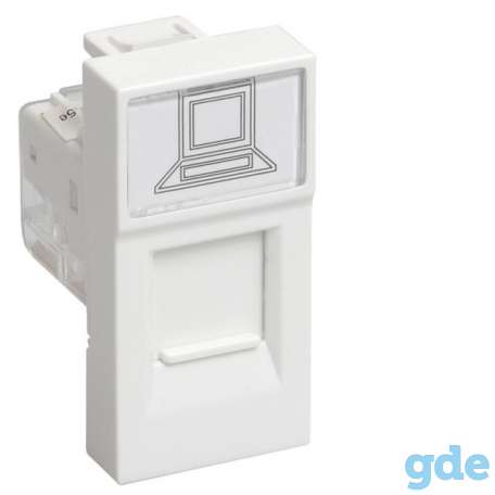 IEK РКИ-10-00-П RJ-45 UTP кат.5e (на 1 модуль), фотография 1