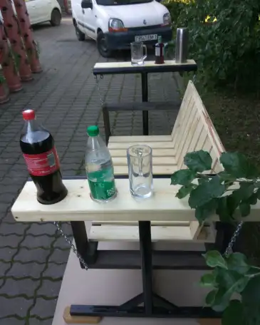 Скамья качеля на цепях, фотография 8