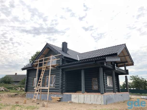 Шлифовка, покраска, конопатка срубов. Теплый шов, обсада., фотография 11