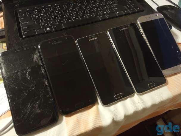 Телефоны Samsung на запчасти разбор 5 штук битые дисплеи., фотография 3