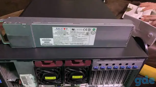 Продам мощный сервер SUPERMICRO Xeon, 64GB, 10TB, 2x800w, фотография 3