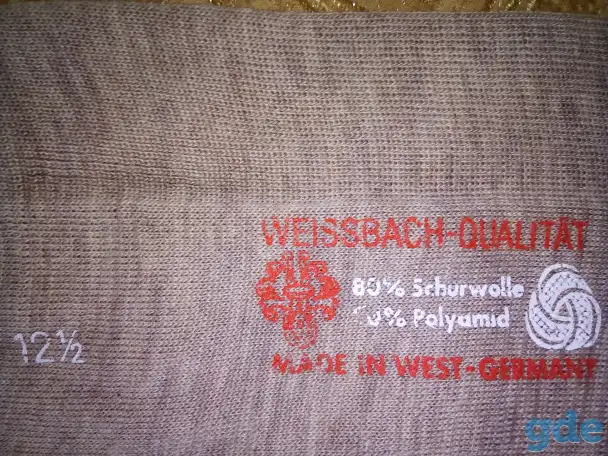 Шерстяные носки WEISSBACH 12,5 Германия, фотография 2