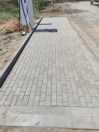 Укладка тротуарной плитки, фотография 13