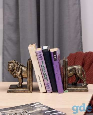 Держатель для книг Лев, подставка для книг, фотография 12