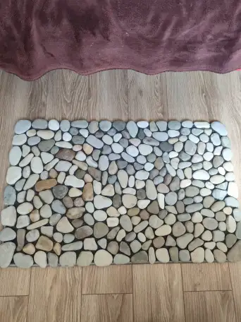 Коврик из натуральной черноморской гальки, фотография 6