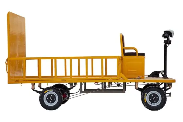Платформенная тележка электрическая rutrike перон трап, фотография 4