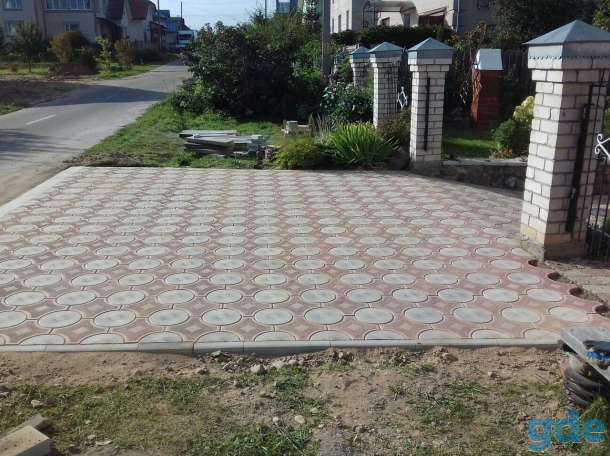 Укладка тротуарной плитки, фотография 3