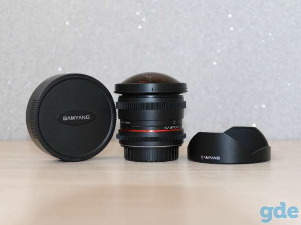 Объектив Samyang 8mm T3.8 AS IF UMC Fish-eye CS II VDSLR Canon EF, фотография 5