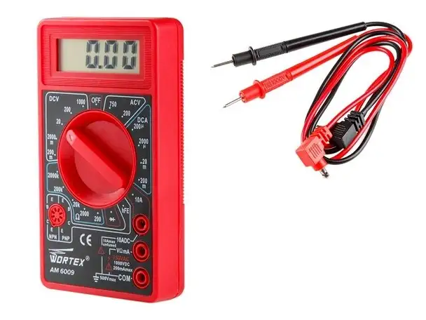 Мультиметр цифровой wortex am 6009, фотография 1