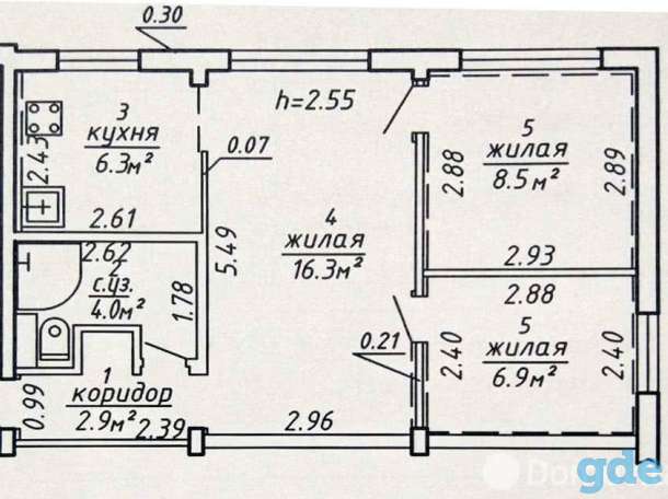 продам 3-х комнатную квартиру с хорошим ремонтом, ул. Чапаева, 31, фотография 1