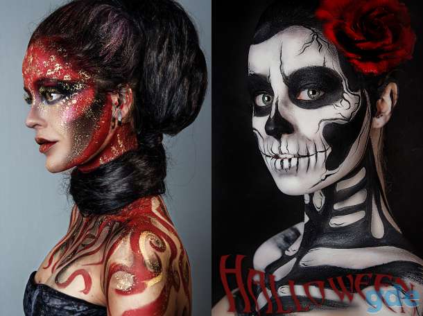 Аквагрим на Halloween, фотография 12