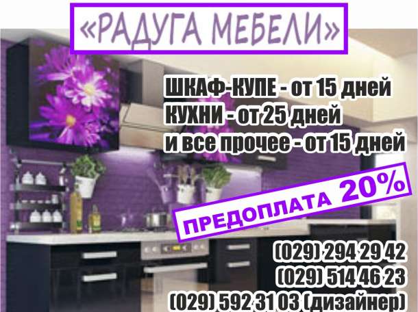изготовление всей корпусной мебели под заккз , фотография 1