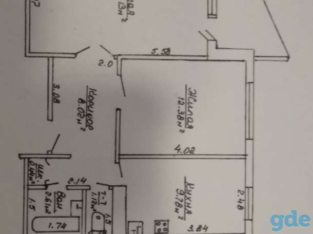 Продам 2х к. кв. в 16 мкр-не, фотография 11