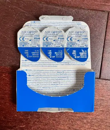 Линзы для зрения Alcon AirOptix plus HydraGlyde -2,75, фотография 2