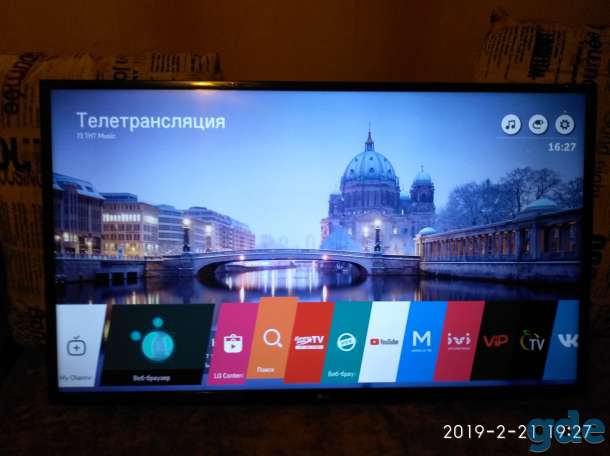 Телевизор LG 43UH610V, фотография 2