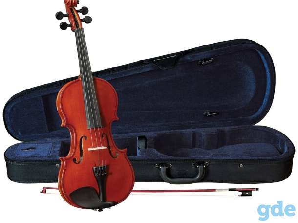 Скрипка Cervini HV-100 1/2. Комплект -скрипка футляр смычок канифоль, фотография 1