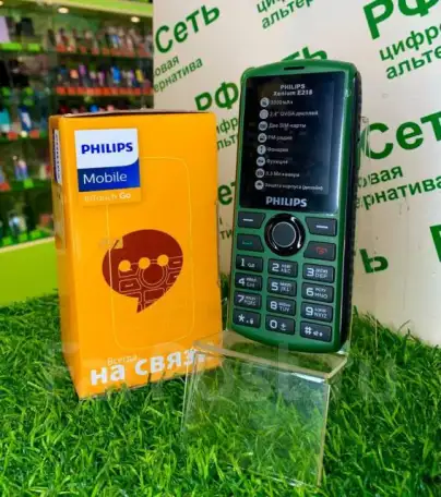 Philips Xenium E-218 с разбитым ЖКИ, фотография 1