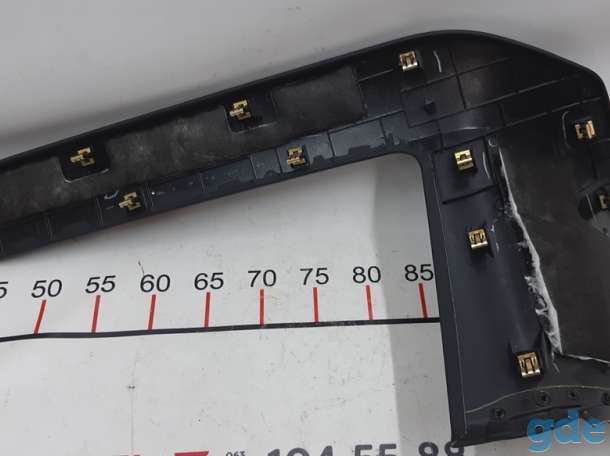Зап. части для авто Tesla. Накладка центральной панели нижняя правая (NAPPA GRAIN BLACK PVC) Tesla model X S REST, фотография 3