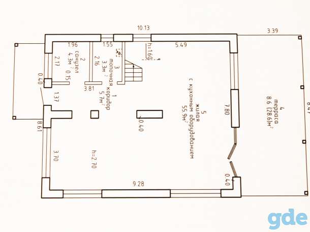 Продам дом в д Прилучки (Атолино) 7 км от МКАД, 146 м2, 2020 г.п., фотография 11