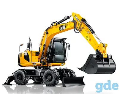 Колёсный экскаватор JS160W, фотография 1