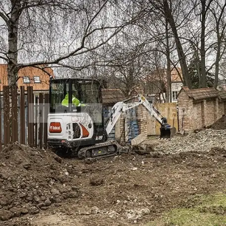 Аренда мини-экскаваторов, гидромолот, гидробур, фотография 3