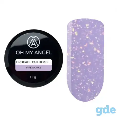 Гель Oh My Angel Brocade Builder Gel - Fireworks, 15 мл, фотография 1