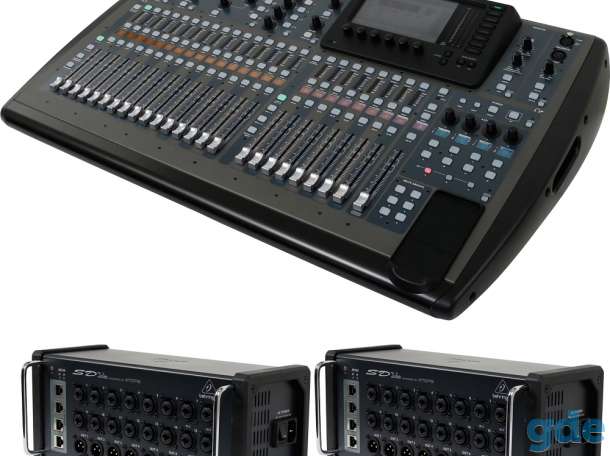Behringer X32 + 2x SD16 digital mixer set, фотография 1