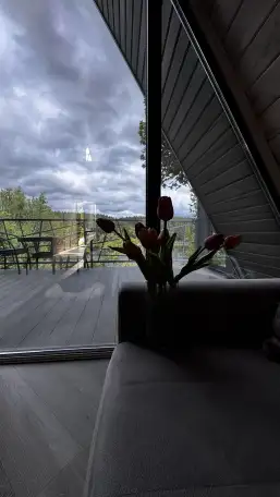 Треугольный дом афрейм в Гродно на сутки, деревня Славичи, д1, Коптёвский сельсовет, Гродненский район, фотография 8