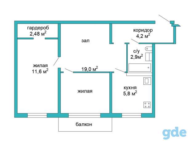 Уютная квартира в Минске, ул. Яна Райниса, фотография 11