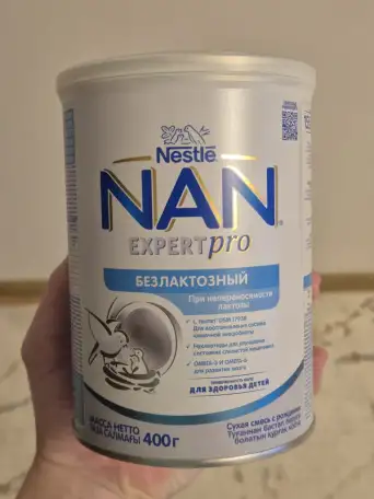 Смесь НАН безлактозная 400гр, фотография 1