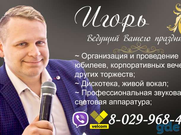 Веселый поющий ведущий, фотография 3