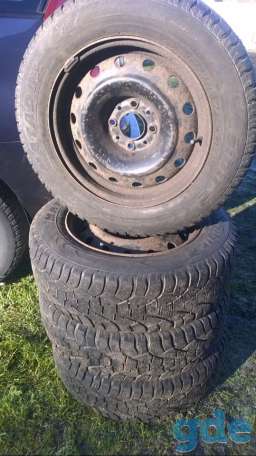 Продам шины, диски. Зима. Шины + диски 195/65 R15 4шт., фотография 1