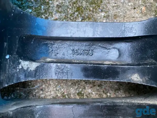 4 бу литые диски PCD 5x114 16x7J ET40 c шинами 225 55R16, фотография 5