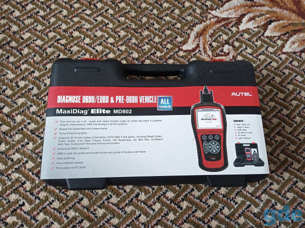 автосканер Autel Maxidiag Elite MD802, фотография 1