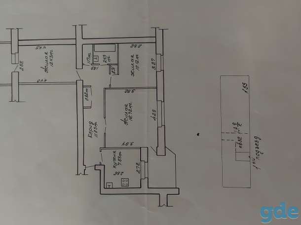 Сдам 3-х комнатную квартиру ю,2жилые комнаты, Ул.КуйбышеваВ.В.55/33, фотография 1