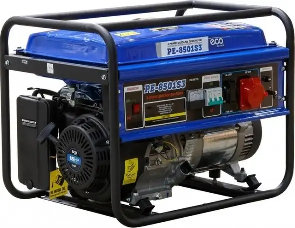 Бензиновый генератор eco pe-8501s3, фотография 1
