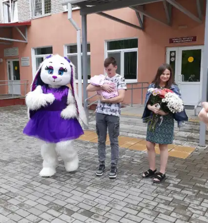 АНИМАТОР БЕЛЫЙ МЕДВЕДЬ МИШКА ЧЕБУРАШКА ЗАЙКА ГОРИЛЛА ЛАБУБУ БУМАЖНОЕ ШОУ РОСТОВАЯ КУКЛА БРЕСТ КОБРИН И ОБЛАСТЬ, фотография 10