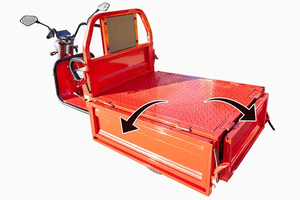 Грузовой электротрицикл rutrike амулет 1100 60v650w, фотография 3