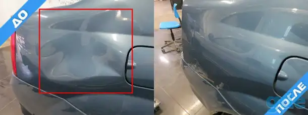 удаление вмятин без покраски СТО Машиностроителей 26, фотография 1