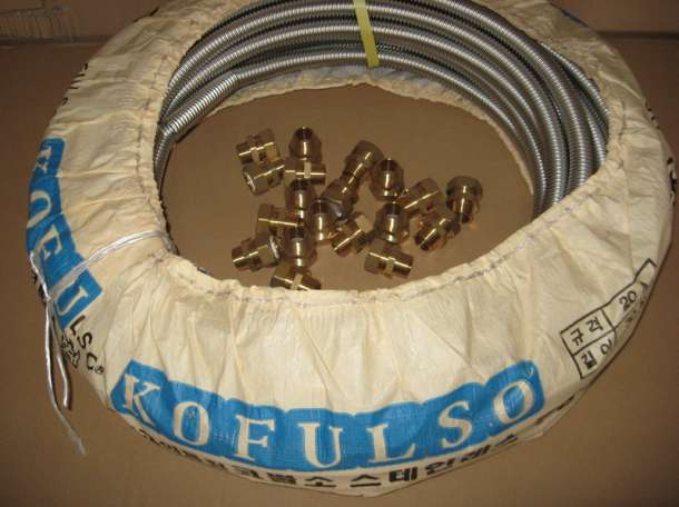 Гофрированная труба из нержавеющей стали KOFULSO., фотография 1