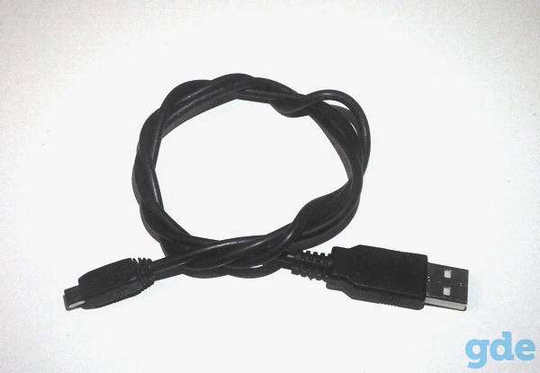 Кабель USB - Mini4P-USB (чёрный цвет), фотография 1