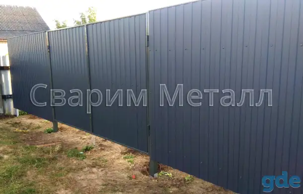 Ворота распашные, фотография 9