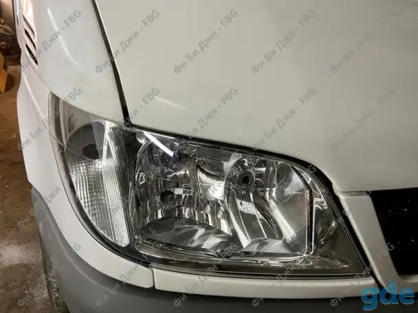 Реснички под фару Mercedes-Benz Sprinter W901-905, из стеклопластика, фотография 3