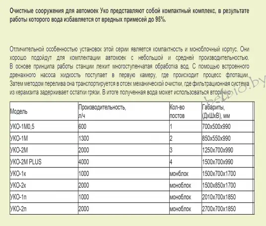Очистное сооружение для автомоек УКО  1М автомат tsg., фотография 3