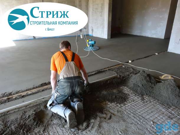 Сухопрессованная стяжка пола в Бресте, фотография 5