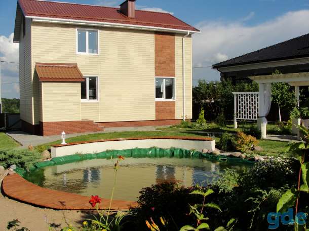 коттедж 2018г.п 250м.кв земля с аукциона15с 7км.отМКАД газ свет вода, фотография 3