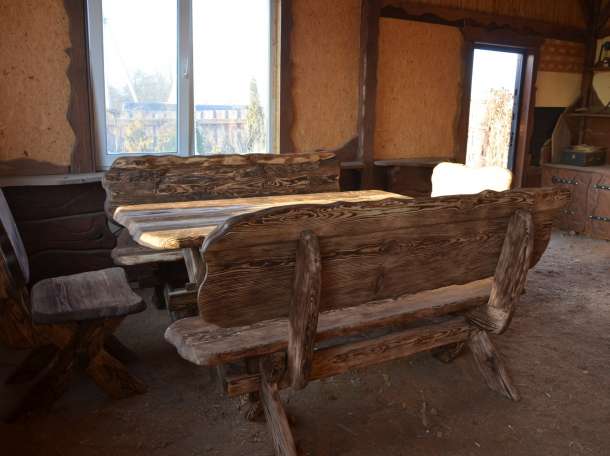 Мебель из массива ручной работы в стиле кантри, фотография 3