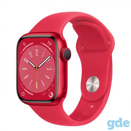 Apple Watch Series 8 GPS 41mm (PRODUCT)RED Aluminum Case with (PRODUCT)RED, фотография 1