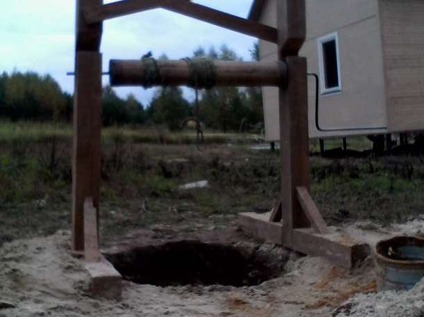 Копка колодцев, септики, чистка колодца, фотография 2